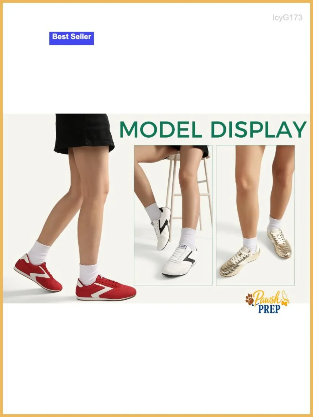 Lightweight Athletic Sneakers with Breathable Mesh Lining for Walking
